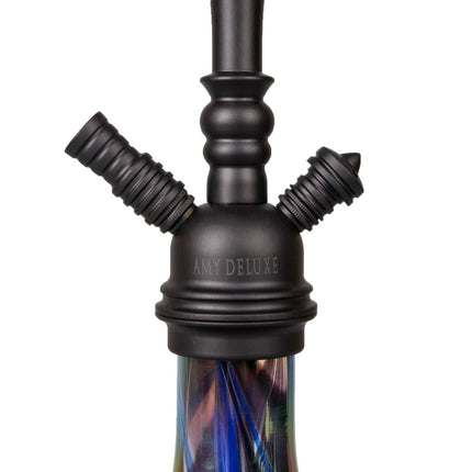 Amy Deluxe - Amy Deluxe - Middle Globe R Rainbow Black Edition Hookah 056R - The Premium Way