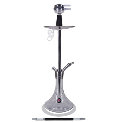 Amy Deluxe - Amy Deluxe - Rainbow Clear Stainless Steel Hookah Set SS09R - The Premium Way