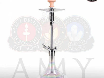 Amy Deluxe - Amy Deluxe - SS05 Feather Steel Rainbow Large Shisha Kit - The Premium Way