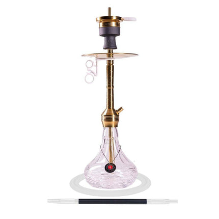 Amy Deluxe - Amy Deluxe - SS30.02 Xpress Chill S Premium Gold Stainless Steel Hookah Set - The Premium Way