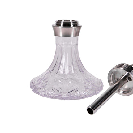Amy Deluxe - Amy Deluxe - Xpress Class Mini Steel Clear Hookah - The Premium Way