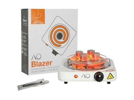 AO - AO Blazer 1000W Electric Shisha Charcoal Burner & Tongs - The Premium Way