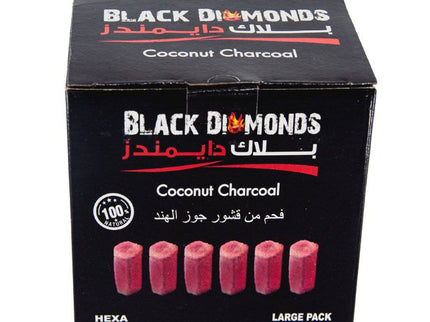 Black Diamonds - Black Diamonds Hexagon Coconut Charcoal - 1kg, 60pcs - The Premium Way
