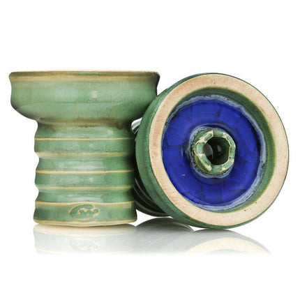 Ceramister - Ceramister Court Phunnel Hookah Bowl - Monster Blue - The Premium Way