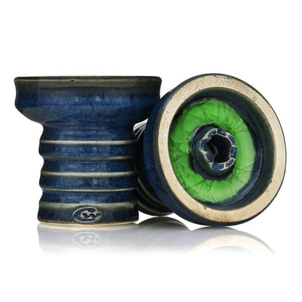 Ceramister - Ceramister Court Phunnel Hookah Bowl - Saphir Poison - The Premium Way