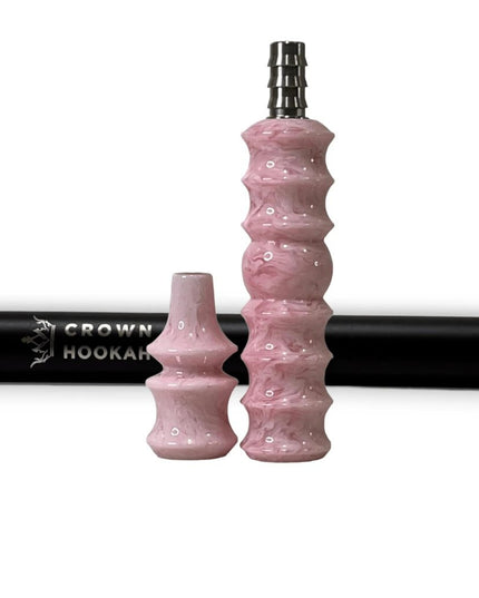 CH - Premium Crown Hookah Mouthpiece Complete Set With Hose - The Premium Way