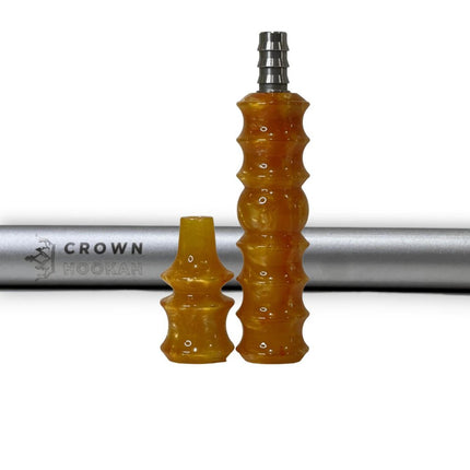 CH - Premium Crown Hookah Mouthpiece Complete Set With Hose - The Premium Way