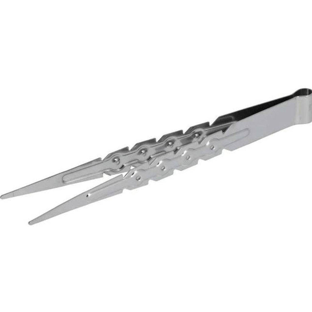 DSCHINNI® - Dschinni Stainless Steel Charcoal Tongs Silver - The Premium Way