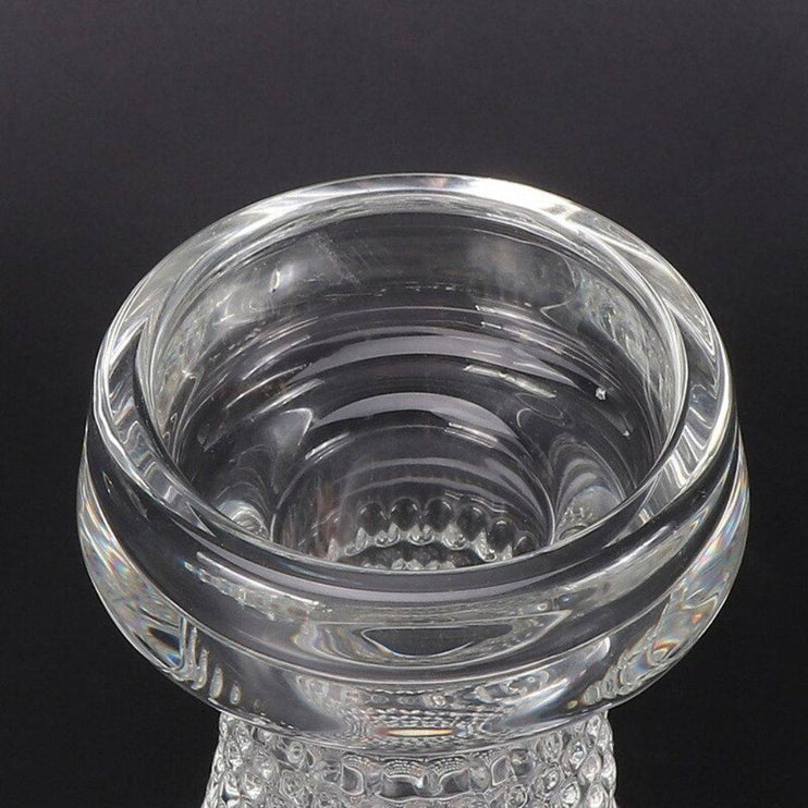 Essentials - Crystal Glass Hookah Bowl with Net Shisha Set - The Premium Way