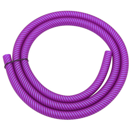Essentials - Essentials Shisha Purple Silicone Matt Carbon Hose - The Premium Way