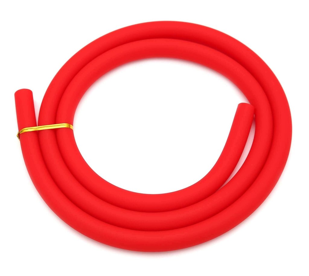 Essentials - Essentials Shisha Silicone Matte Hose - Red - The Premium Way, image 6 of 6