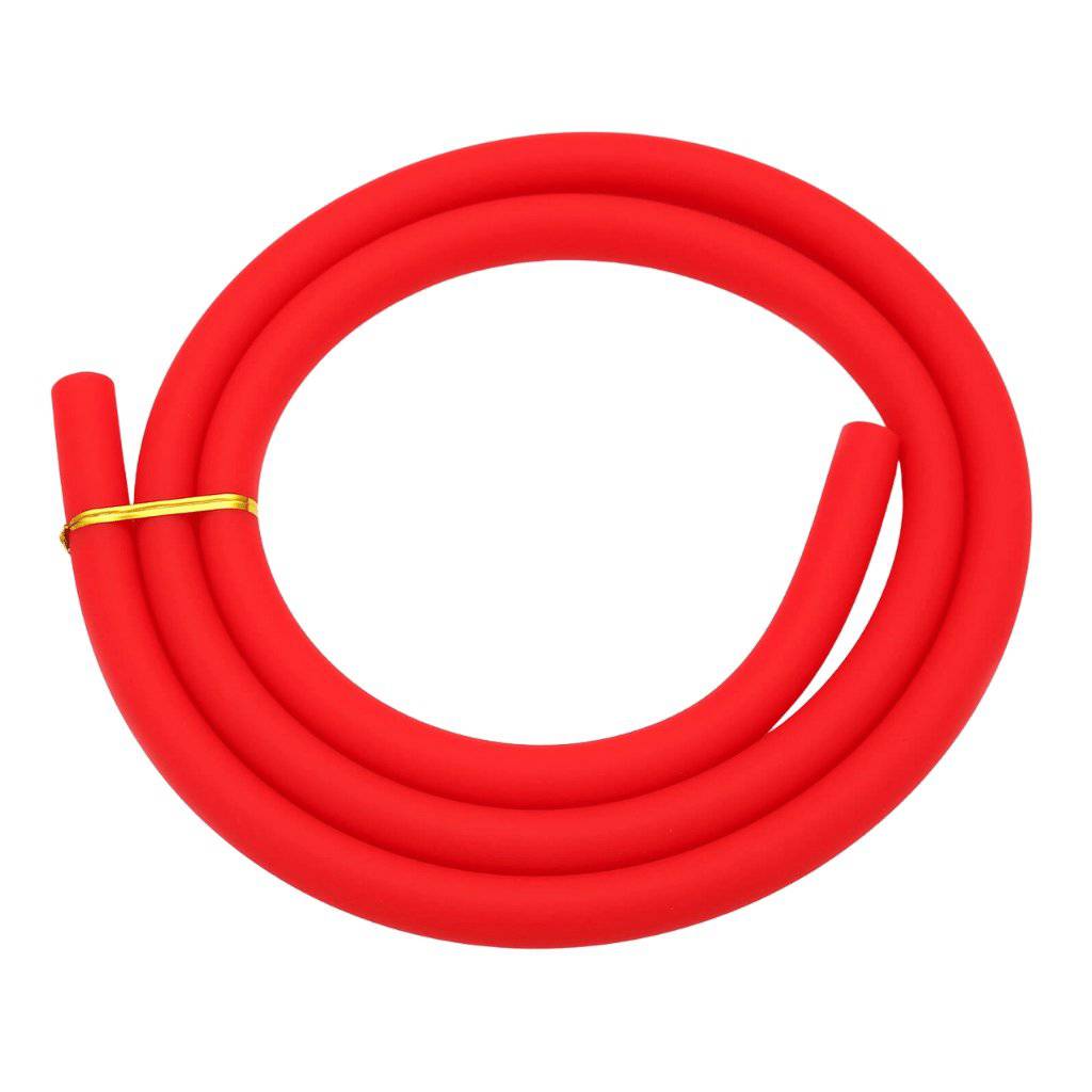 Essentials - Essentials Shisha Silicone Matte Hose - Red