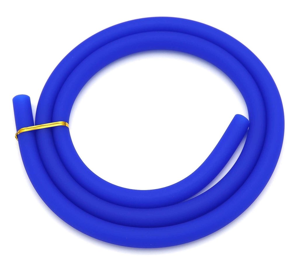 Essentials - German Premium Shisha Silicone Hose - Matte Blue - The Premium Way, image 6 of 6