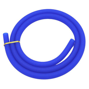 Essentials Matte Blue Silicone Shisha Hose
