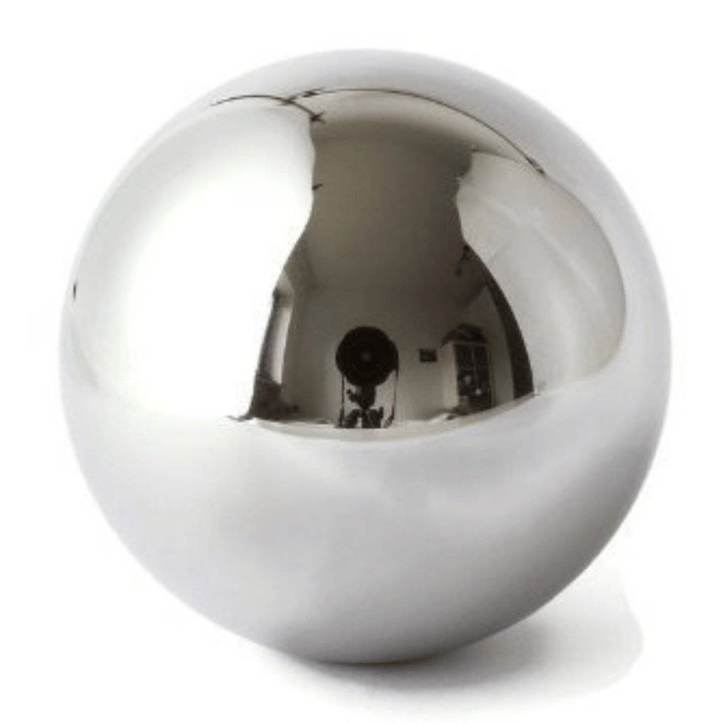 Close-up of Khalil Mamoon 6 mm stainless purge ball bearing, image 3 of 5