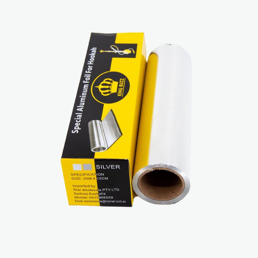 King Buzz - King Buzz Shisha Aluminium Foil 20m - The Premium Way, image 10 of 11
