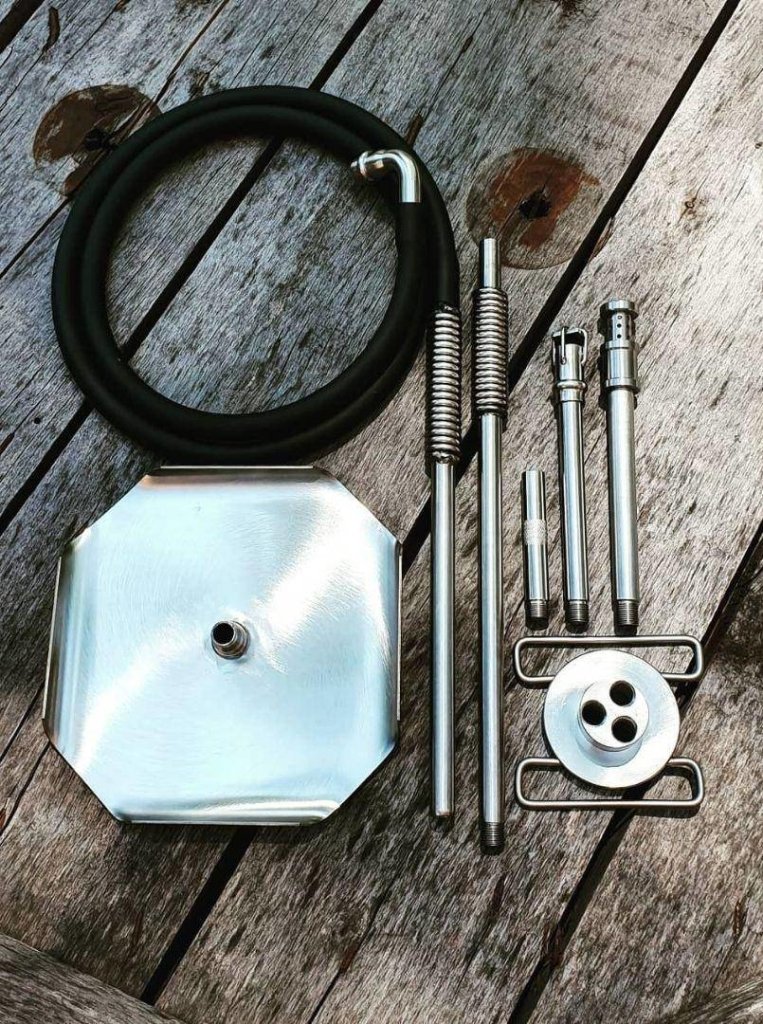 VZ Hookah - VZ Hookah - Stainless Steel Big - The Premium Way, image 4 of 9